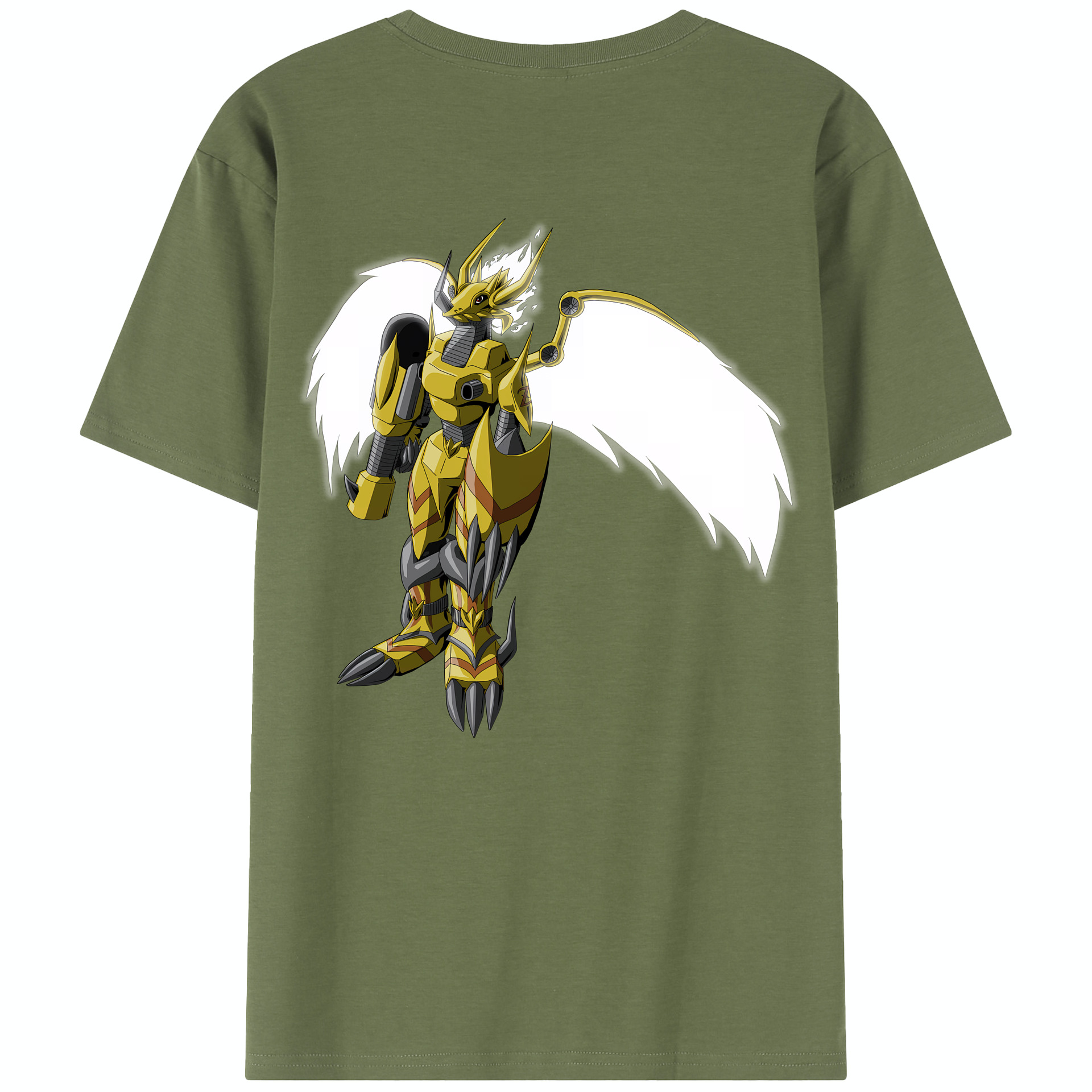 （画像用） Digimon デジタルモンスター/デジモン 綿100％半袖Tシャツ（背面プリント）